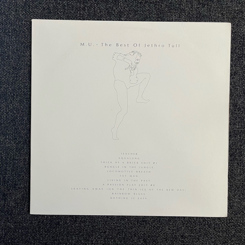 •1975 Jethro Tull M.U. The Best of Jethro Tull Vinyl Record•